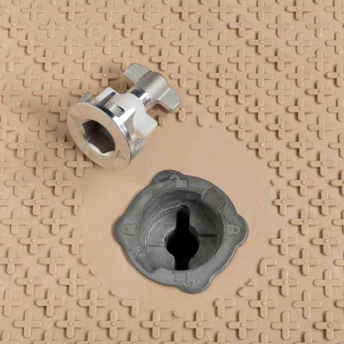 MegaDeck large 5-inch diameter locking pin system for heavy duty mat connections